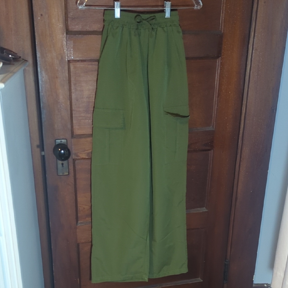 Olive Green Women's Cargo Pants